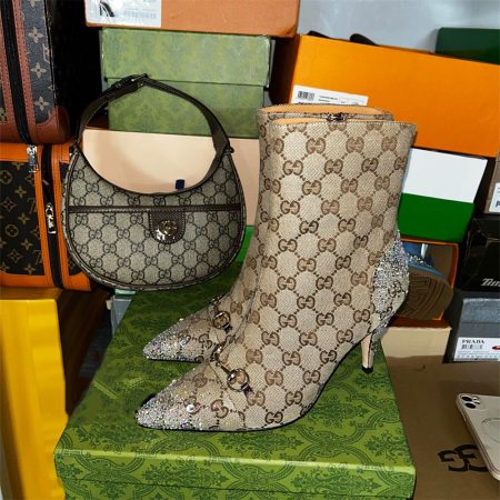 High quality boots & handbag set free shipping GUI #30806