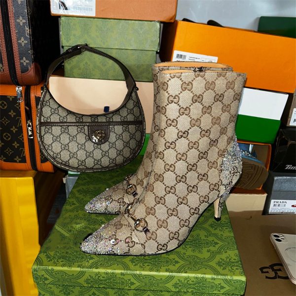High quality boots & handbag set free shipping GUI #30806