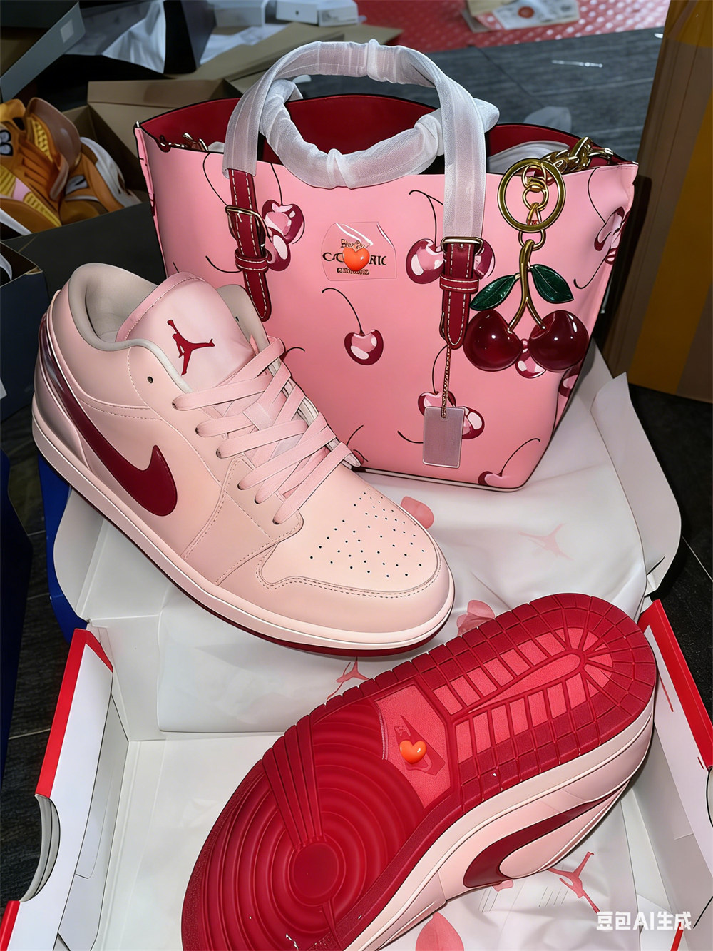 High quality sport shoes & Tote bag set free shipping COH #30807 - Image 1