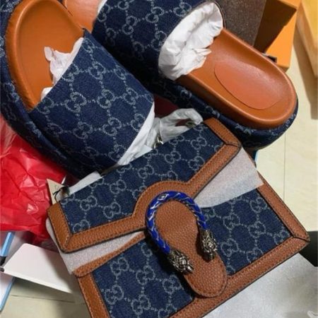 High quality slipper & shoulder bag free shipping GUI #30831