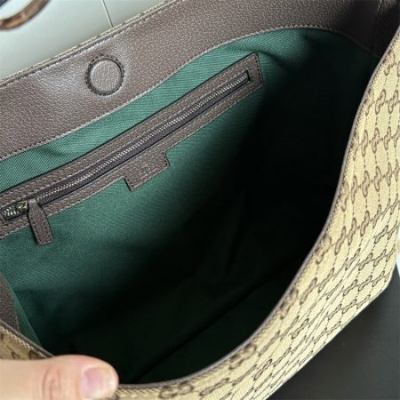 Top quality leather shoulder bag size:35*27.5*11cm GUI #30842 - Image 5