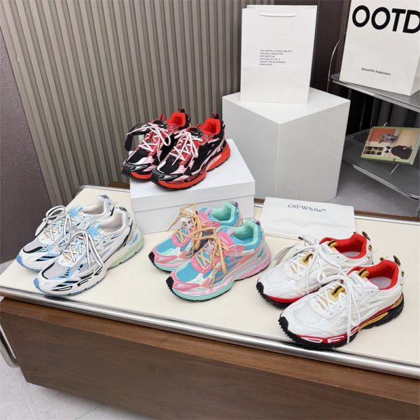 High quality couple sneaker size:5-12 with box free shipping OFW #30847