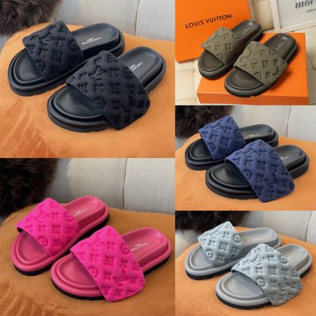 High quality couple slipper size:5-11 with box LOV #30890 - Image 2