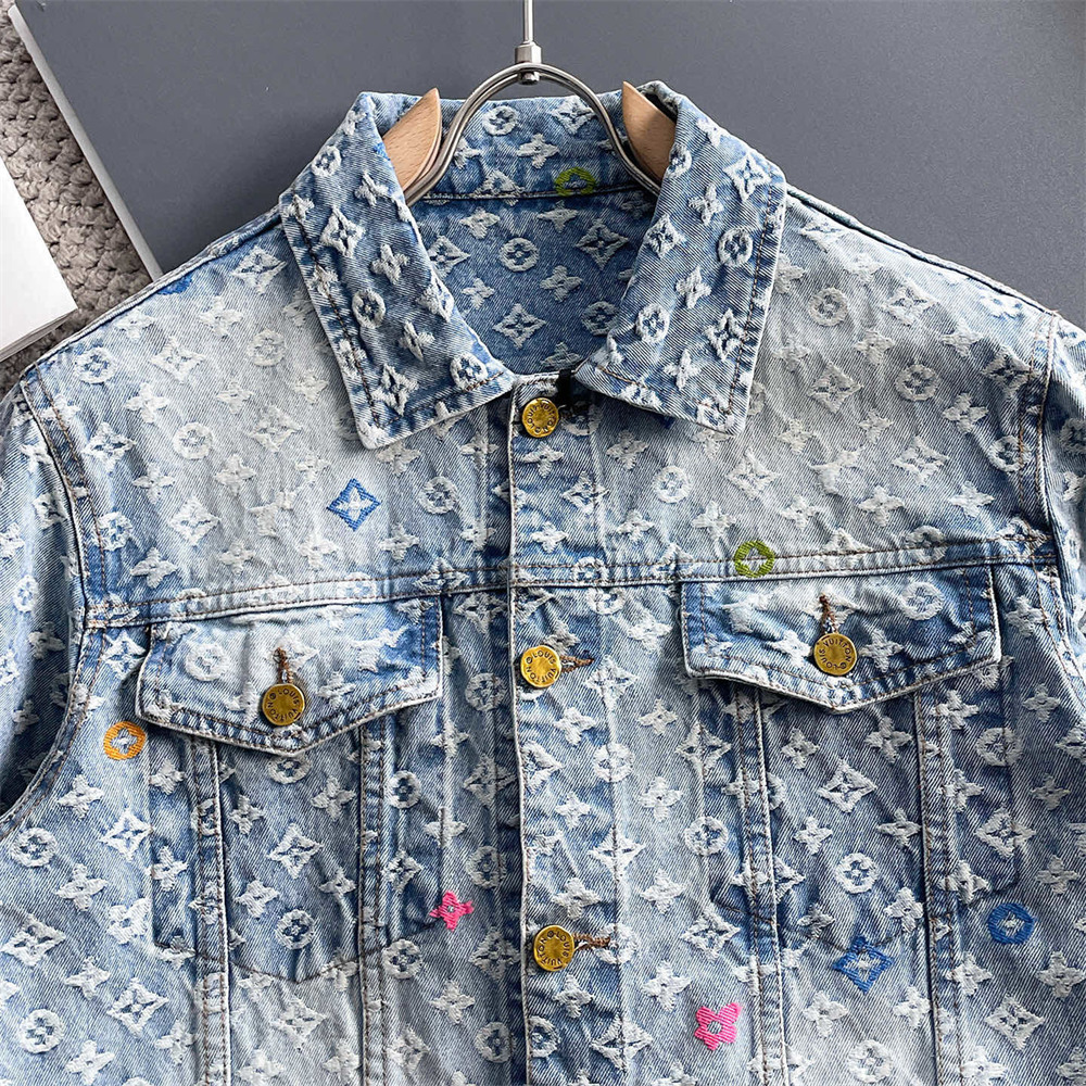 High quality denim jacket size:M-3XL LOV #30893 - Image 3