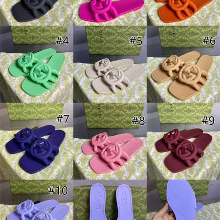 High quality slipper size:5-10 with box GUI #30899