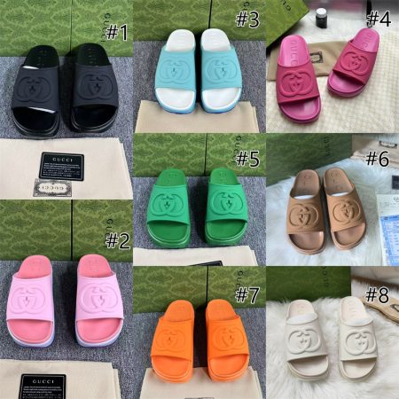High quality slipper size:5-13 with box GUI #30900