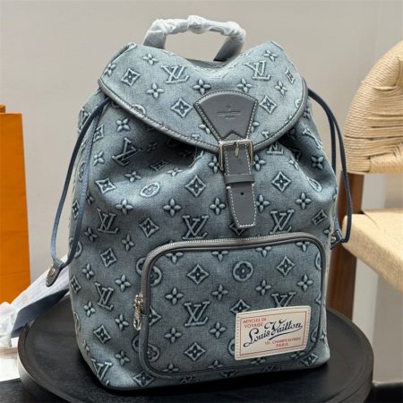 Top quality denim backpack size:40*32cm LOV #30924