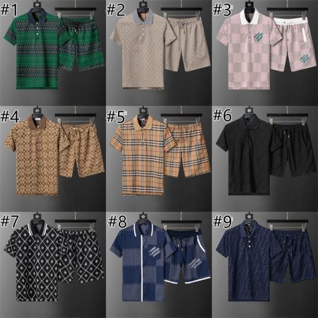 High quality Short-sleeved Polo suit for men size:M-3XL #30956