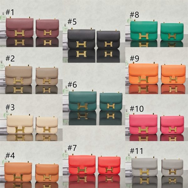 Top quality leather shoulder bag size:19cm/24cm HEM #30974