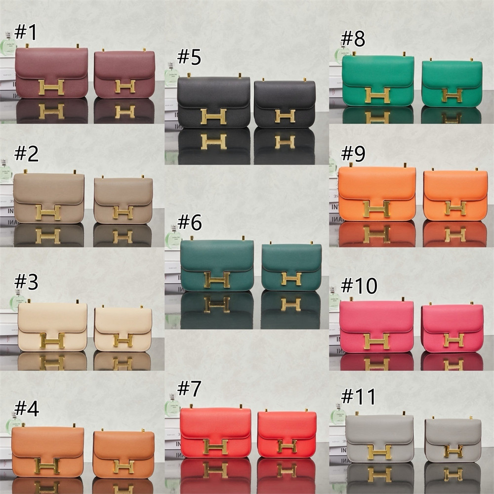 Top quality leather shoulder bag size:19cm/24cm HEM #30974 - Image 1