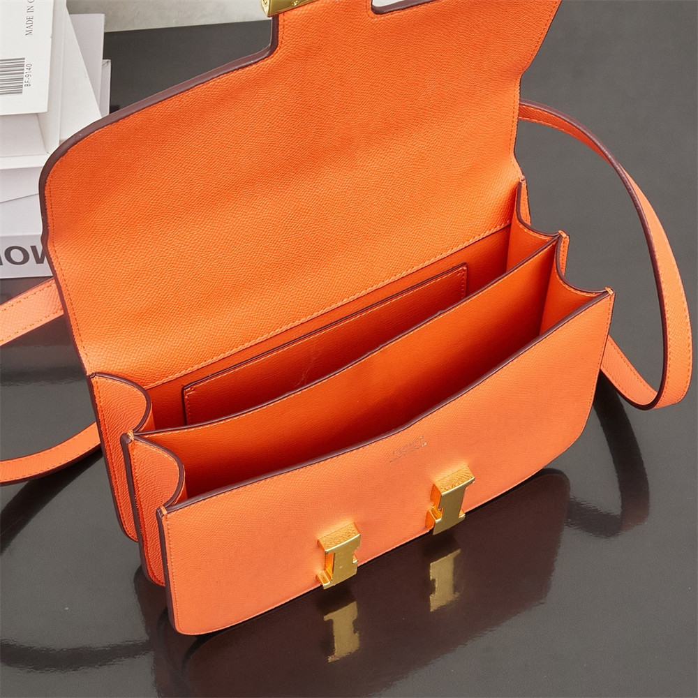 Top quality leather shoulder bag size:19cm/24cm HEM #30974 - Image 4
