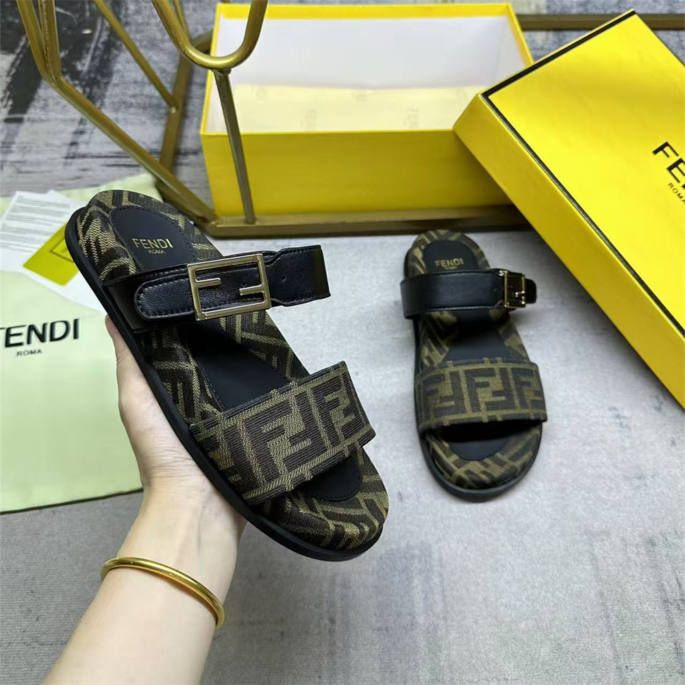 High quality couple slipper size:5-11 with box FEI #30981 - Image 2