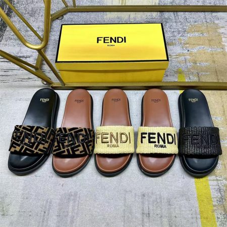 High quality couple slipper size:35-45 with box FEI #30984 - Image 2