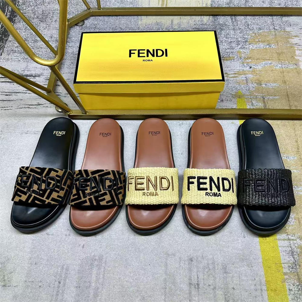 High quality couple slipper size:35-45 with box FEI #30984 - Image 2