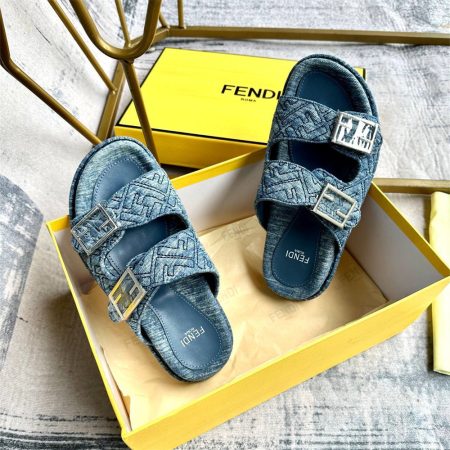 High quality couple slipper size:35-45 with box FEI #30986 - Image 2
