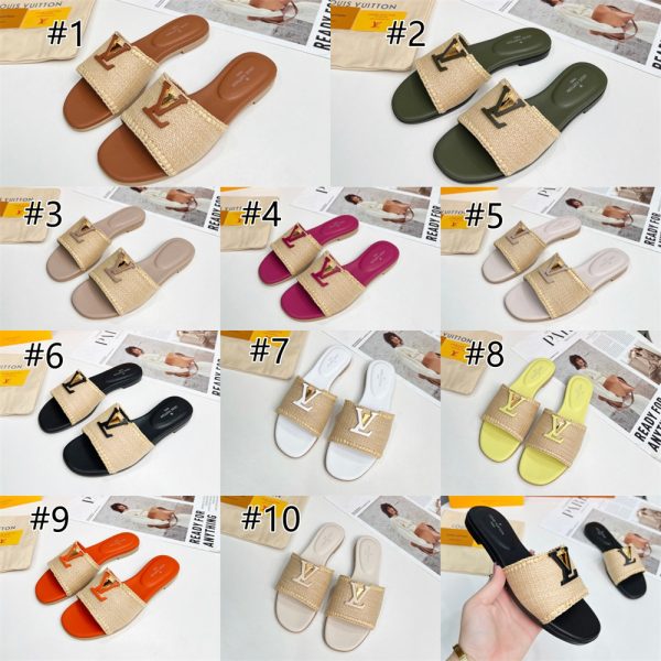 High quality slipper size:35-43 with box LOV#30987