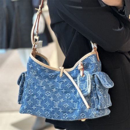 High quality denim shoulder bag size:29*25*12cm LOV #30992