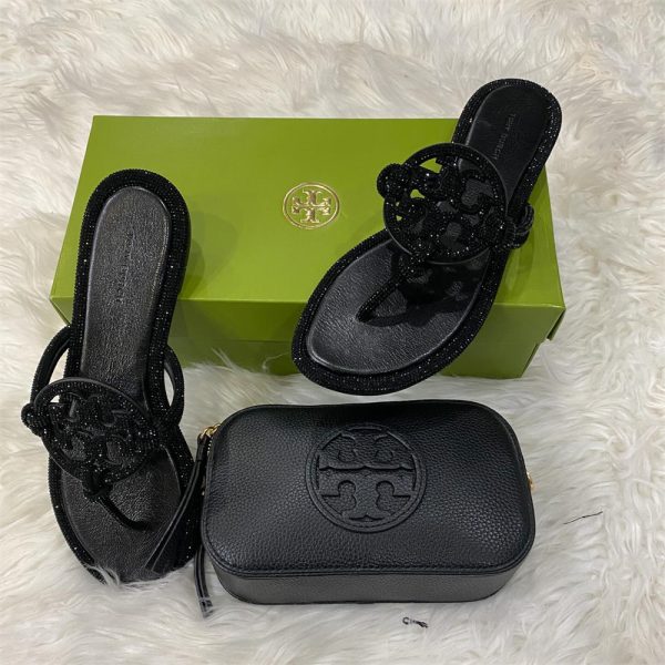 High fashion slippers & camera bag free shipping TOH #30993