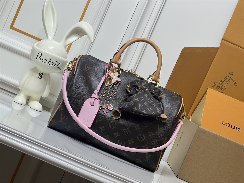 Top quality leather handbag speedy size:30*21cm LOV #31017 - Image 2