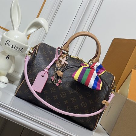 Top quality leather handbag speedy size:30*21cm LOV #31017 - Image 3
