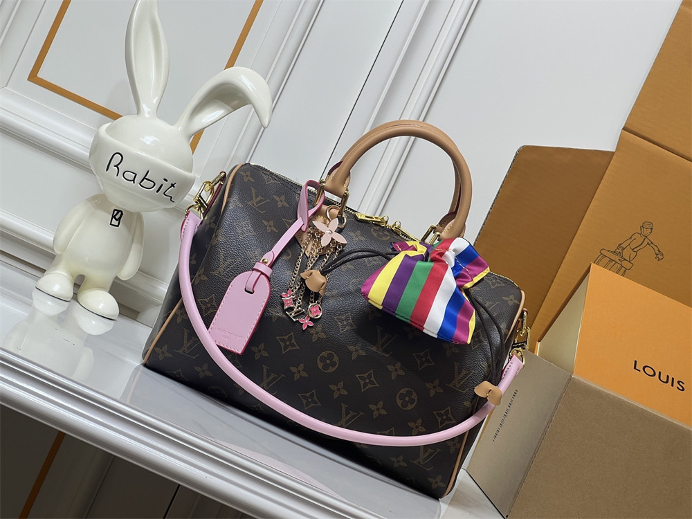Top quality leather handbag speedy size:30*21cm LOV #31017 - Image 3