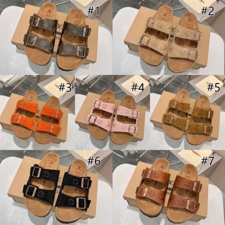High quality couple slippers size:35-46 with box LOV #31025