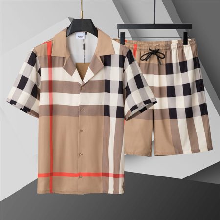 High quality short-sleeved suit for men size:M-3XL #31031 - Image 3