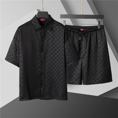 High quality short-sleeved suit for men size:M-3XL #31031 - Image 4
