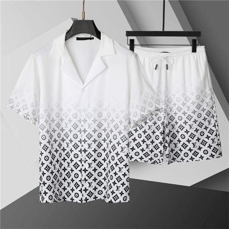 High quality short-sleeved suit for men size:M-3XL #31031 - Image 5