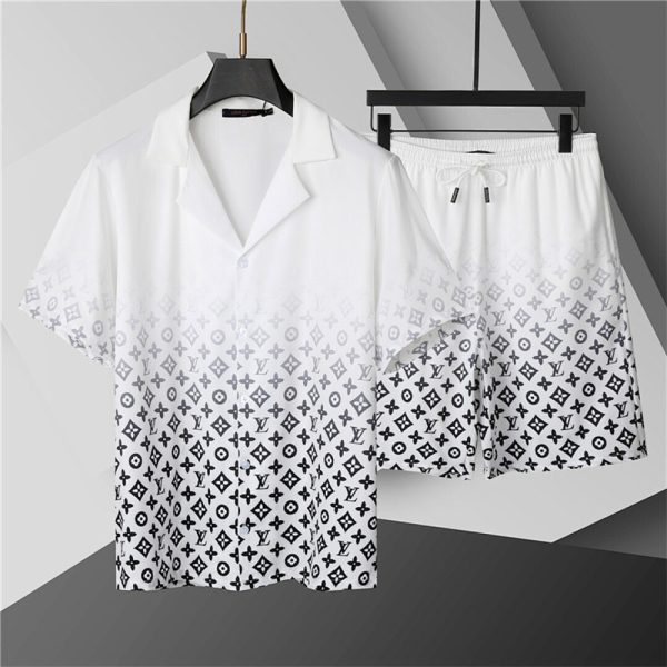 High quality short-sleeved suit for men size:M-3XL #31031