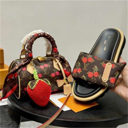 High quality slippers & handbag free shipping LOV #31036