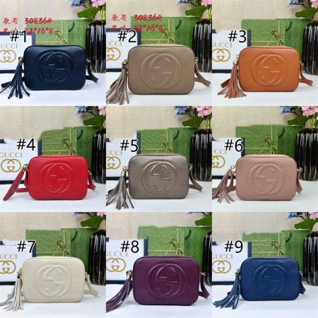 Top quality leather camera bag size:22*16*8cm GUI #31039