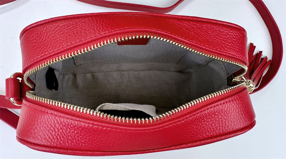 Top quality leather camera bag size:22*16*8cm GUI #31039 - Image 4