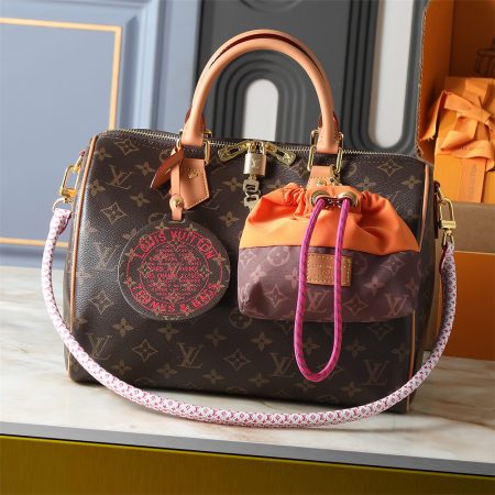 Top quality leather handbag speedy size:30*21cm LOV #31045