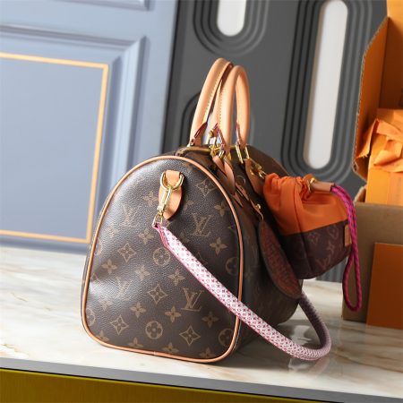 Top quality leather handbag speedy size:30*21cm LOV #31045 - Image 2