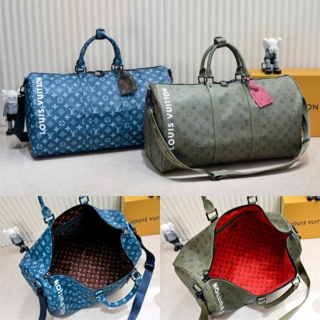 Top quality leather duffel Luggage bag size:50*29cm LOV #31047