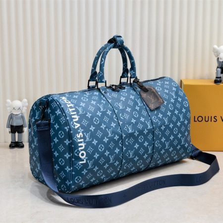 Top quality leather duffel Luggage bag size:50*29cm LOV #31047 - Image 2