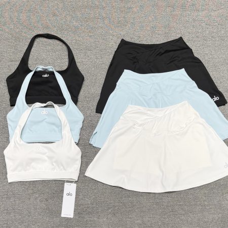 High quality short skirt suit size:S-XL ALO #31055