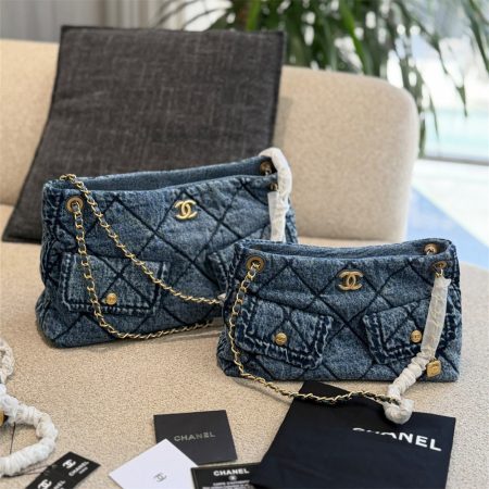 High quality denim shoulder bag size:28cm/40cm CHL #31066 - Image 2