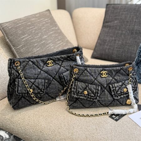 High quality denim shoulder bag size:28cm/40cm CHL #31066 - Image 3