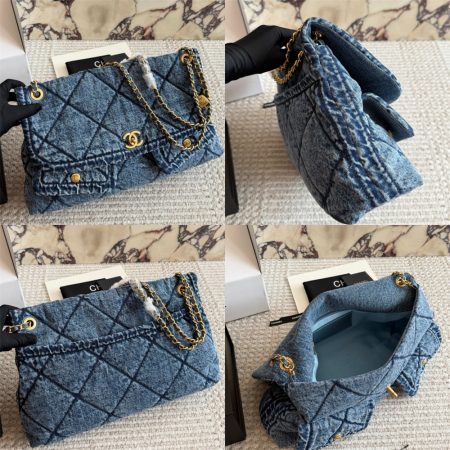 High quality denim shoulder bag size:28cm/40cm CHL #31066 - Image 4