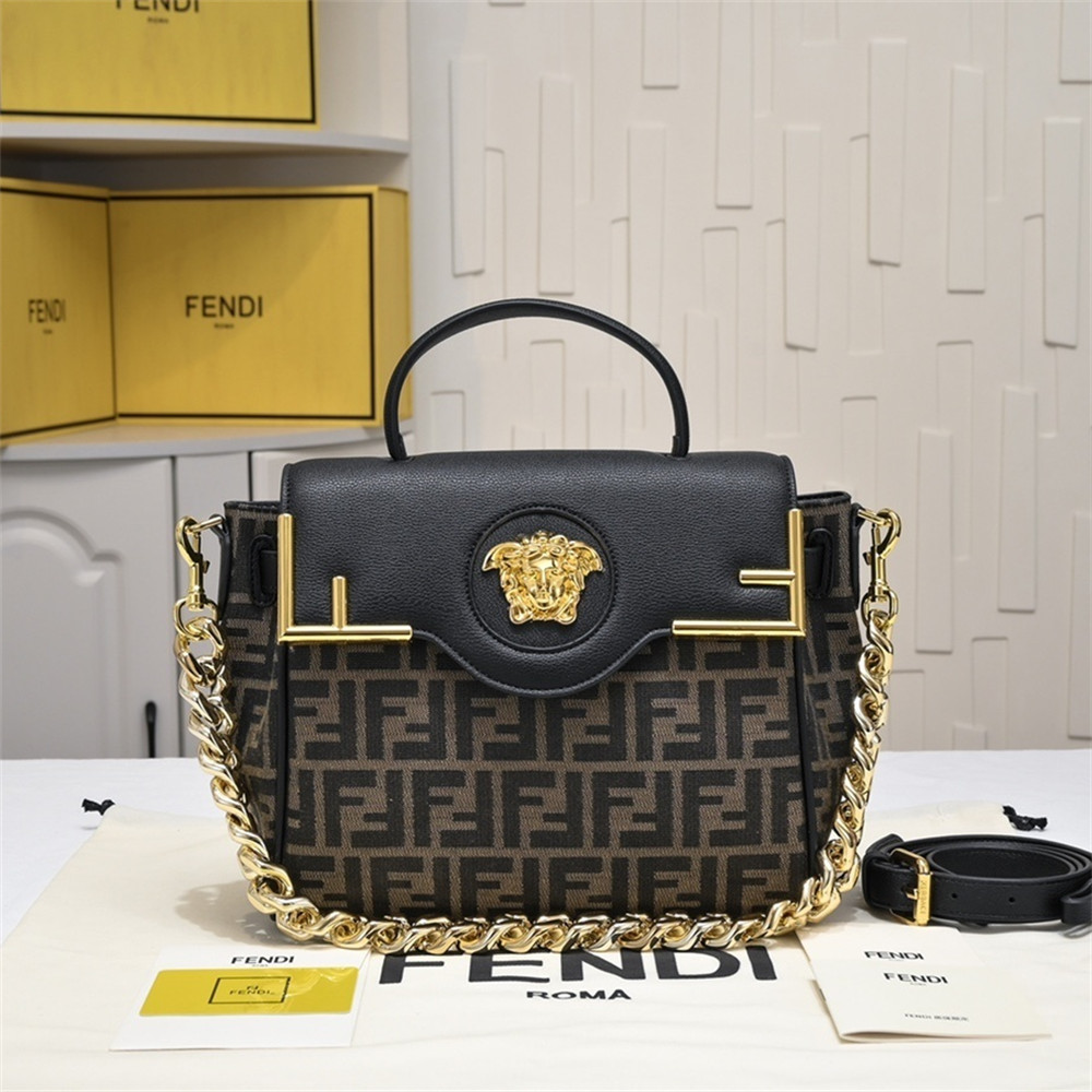 Top quality leather handbag size:25*22*15cm FEI #31067 - Image 1