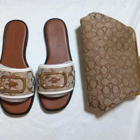 1 set slippers & shoulder bag set free shipping COH #31108