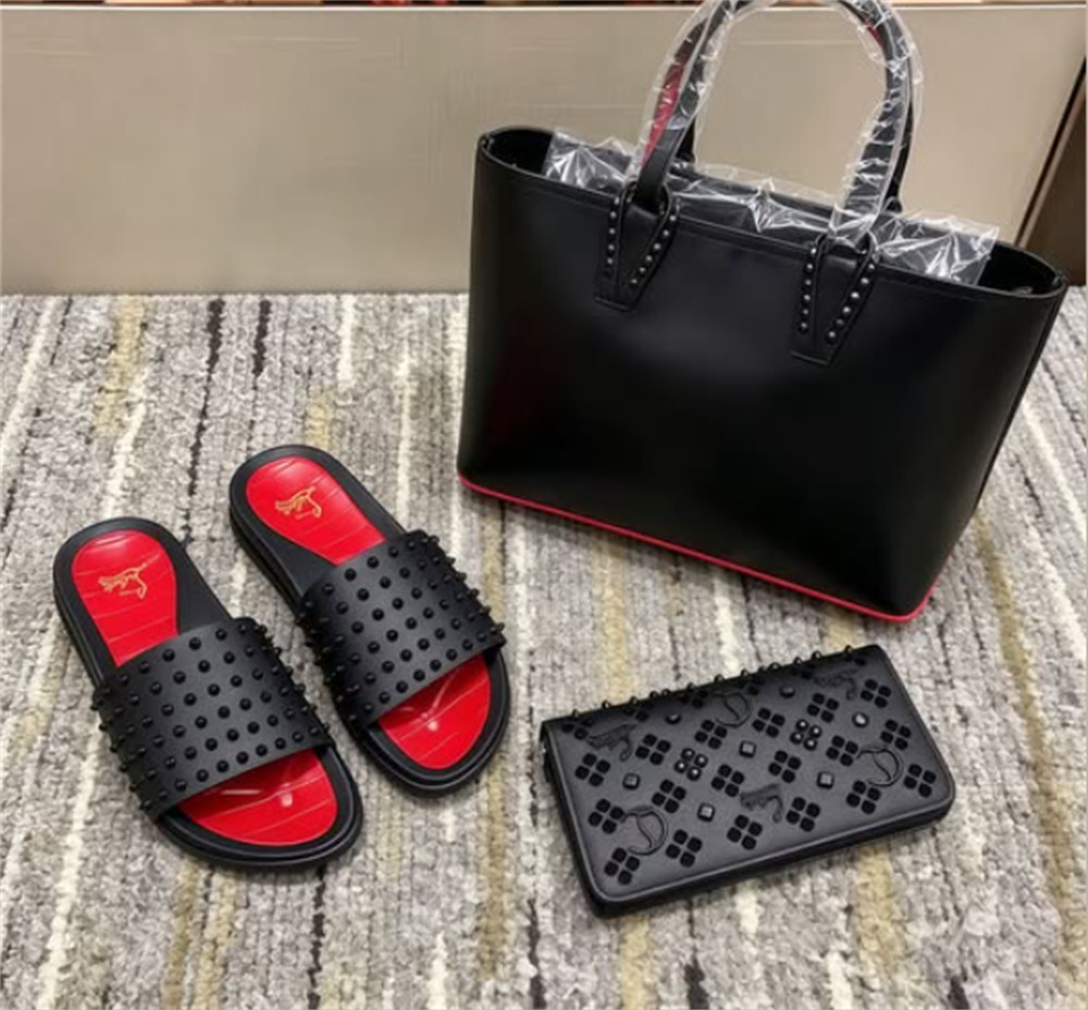 High quality slippers & Tote bag set free shipping CLN #31112 - Image 1