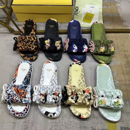 High quality couple slipper size:35-45 with box FEI #31123 - Image 2