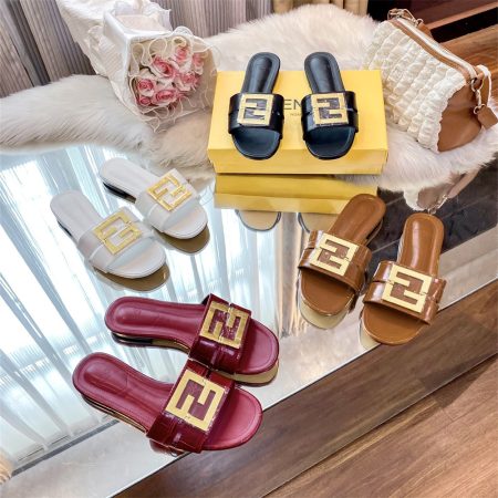 High quality slipper size:5-11 with box FEI #31129