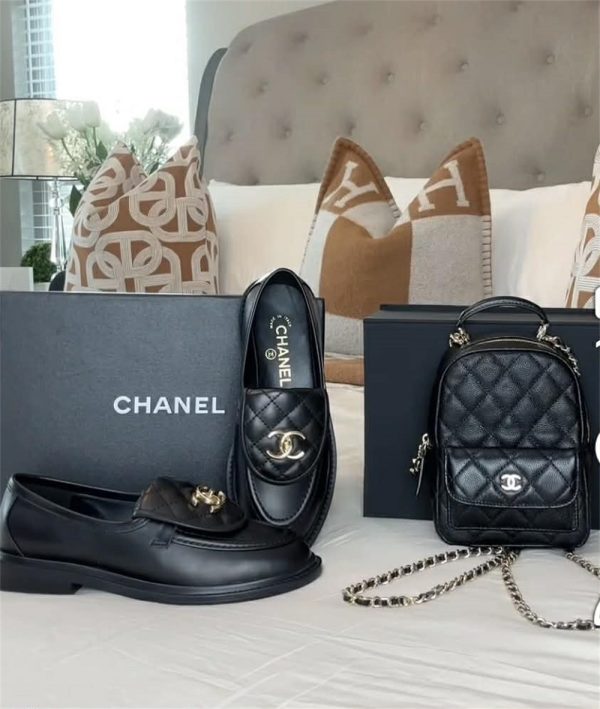 High quality loafers & backpack set free shipping CHL #31130