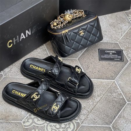 High quality slippers & makeup bag free shipping CHL #31135