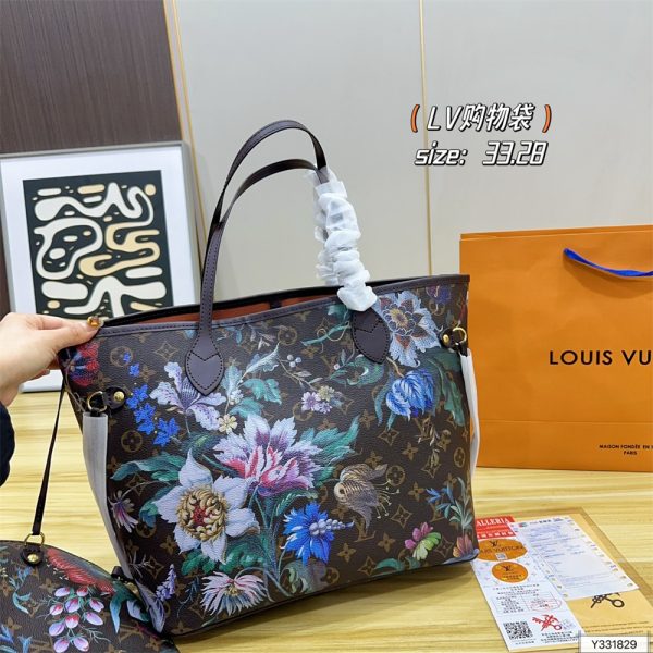High quality neverful Tote bag size:33*28cm LOV #31145