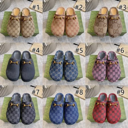 High quality couple slipper size:5-13 with box GUI #31172